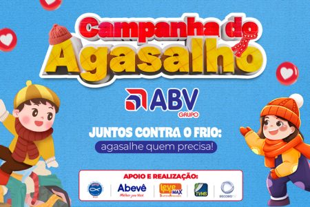 Campanha do Agasalho 2025 já está em todas as lojas Abevê e Leve Max