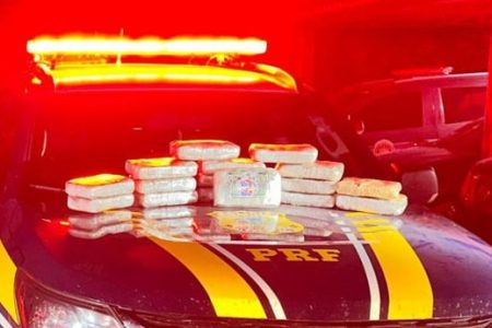 PRF apreende 16 quilos de skunk em Camapuã; droga seria levada para Brasília