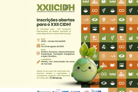Abertas inscrições do XXII Congresso Internacional de Direitos Humanos