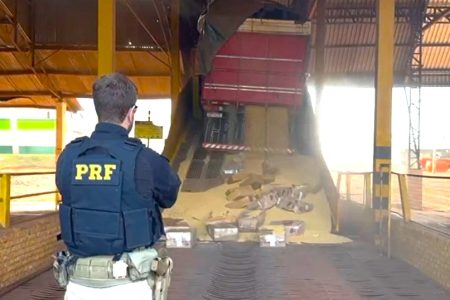 PRF apreende mais de cinco toneladas de maconha em carga de soja