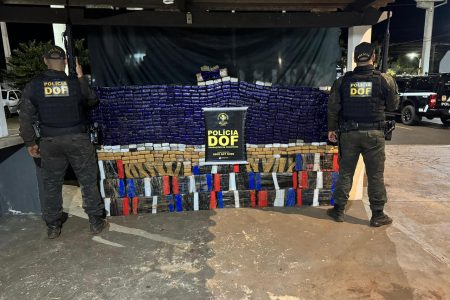 DOF apreende veículo com quase uma tonelada de maconha em Maracaju