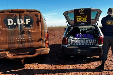 Traficante consegue fugir e deixa para trás R$ 1,4 milhão em drogas em Ponta Porã