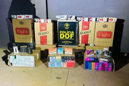 Homem é preso pelo DOF com carga de cigarros avaliada em R$ 500 mil em Ponta Porã