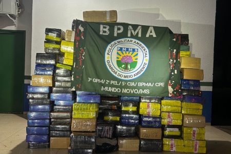 Polícia Militar Ambiental apreende 1,6 tonelada de maconha durante operação “Corpus Christi”