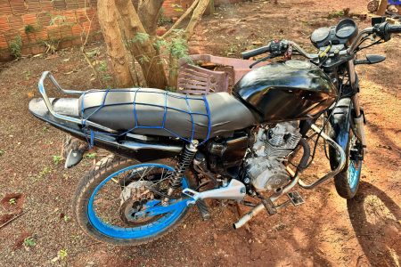 Polícia Civil recupera motocicleta furtada em Ponta Porã